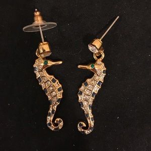 Seahorse earrings